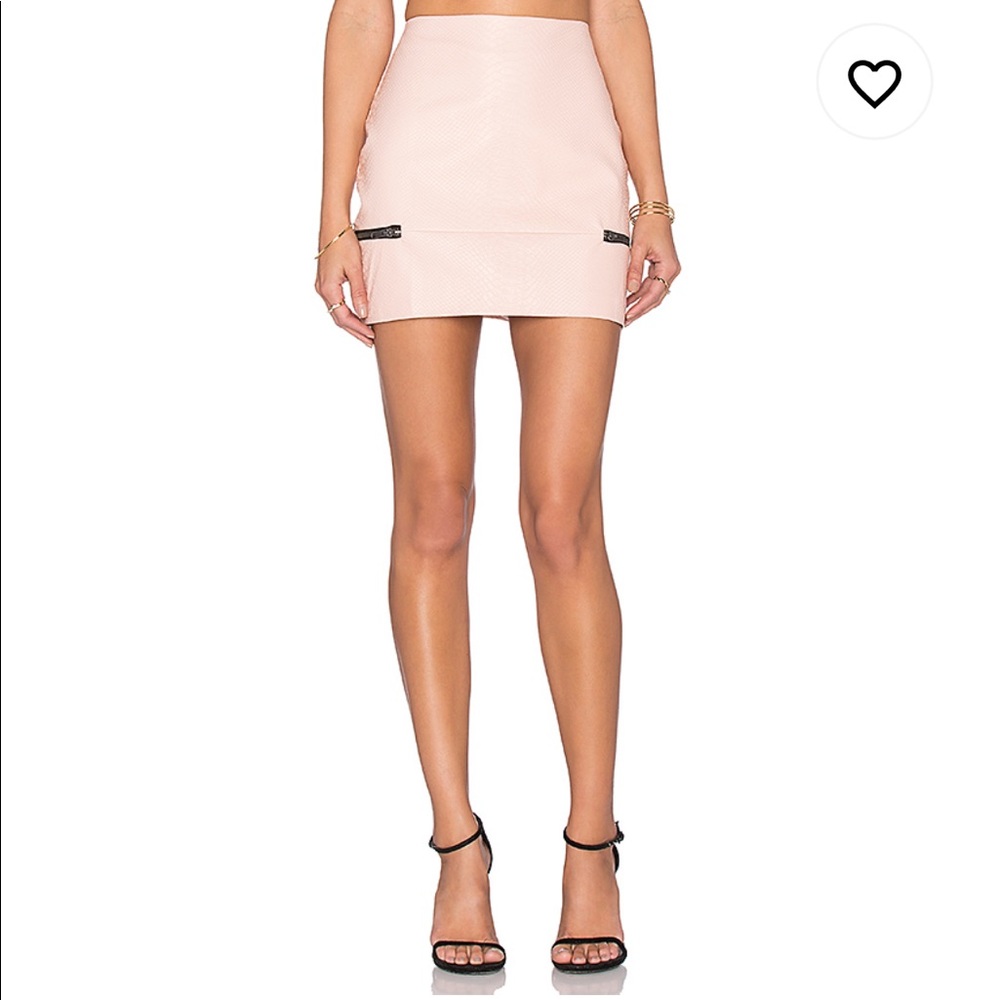 Lovers & Friends Pleater Pink Mini Skirt